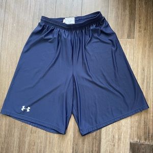 Under Armour Basketball Shorts, Men’s Small. Dark Blue